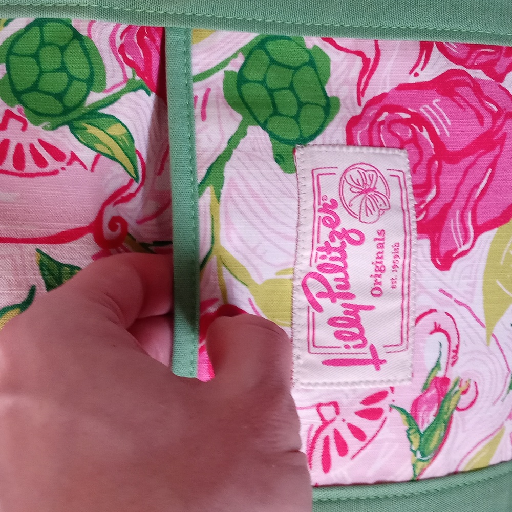 🌺RARE Lilly Pulitzer🌺 - Delta Zeta Zip Top Tote - Picture 4 of 16
